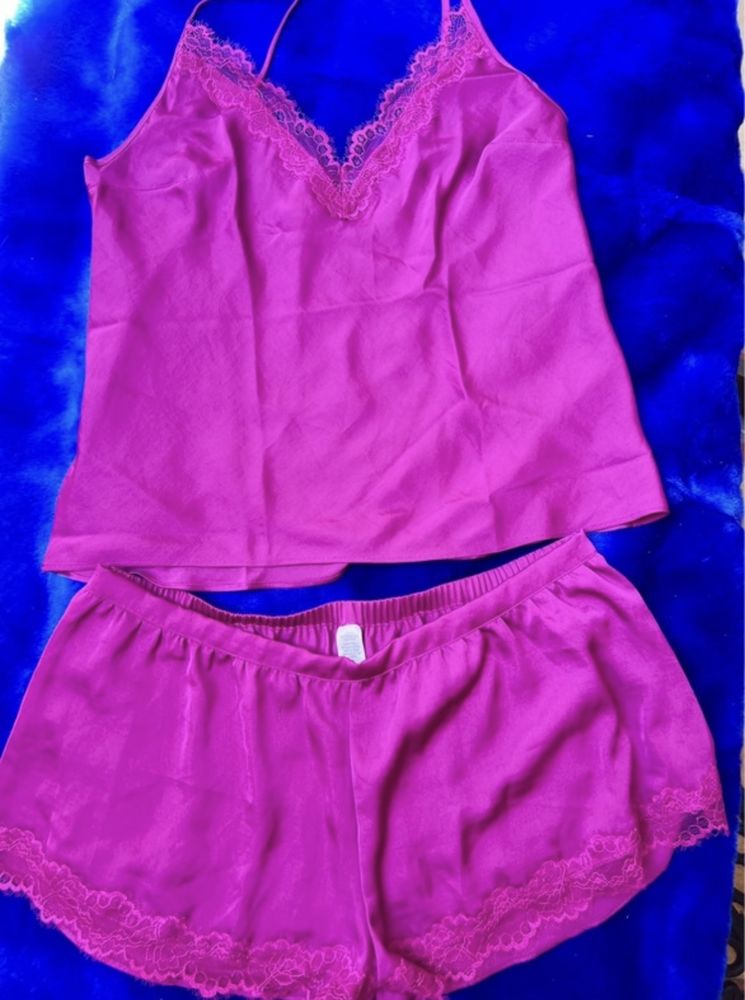 Piżama sexy komplet Victoria’s Secret różowa