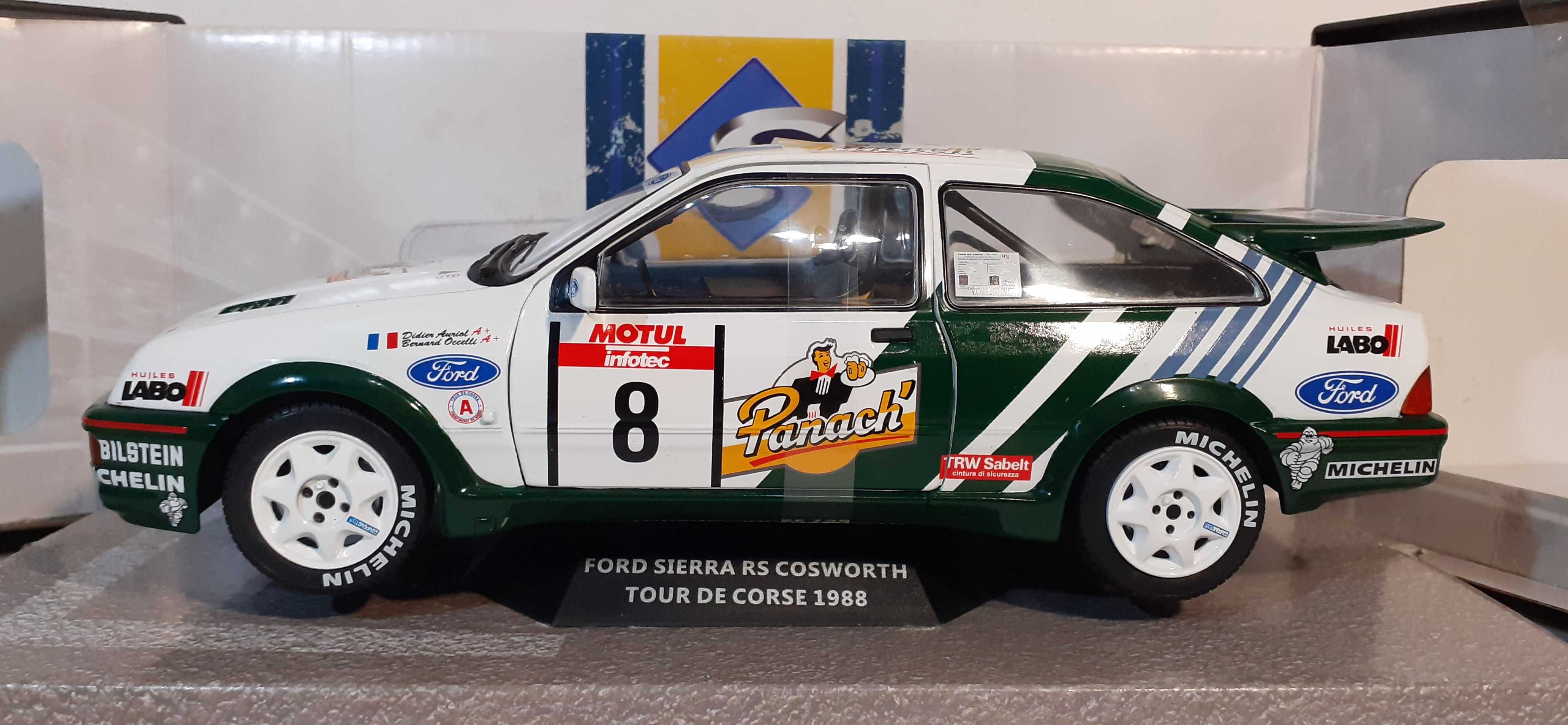 1/18 Ford Sierra Cosworth #8 Tour de Corse 1988 - Solido Racing