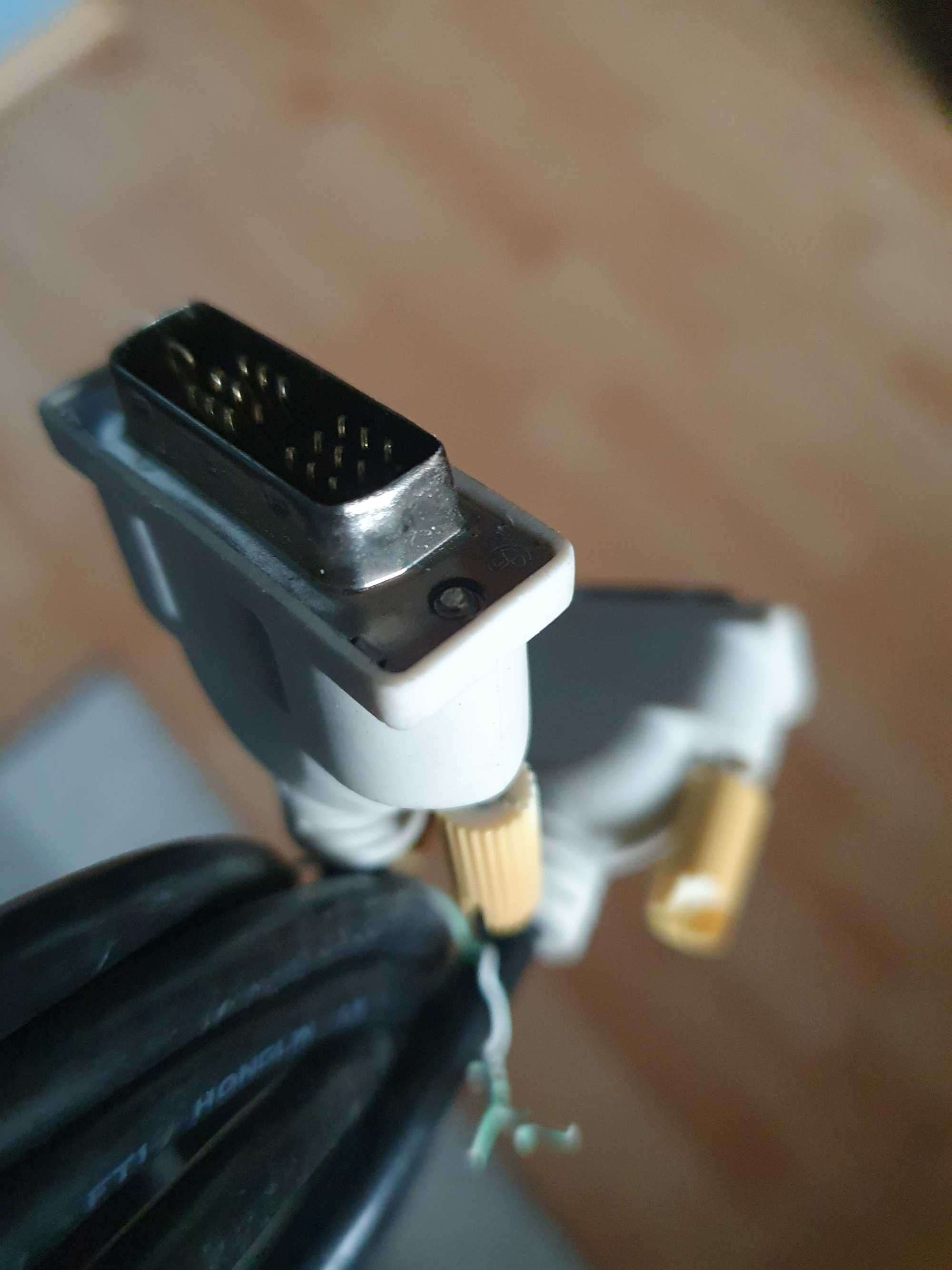 Przewód DVI biały