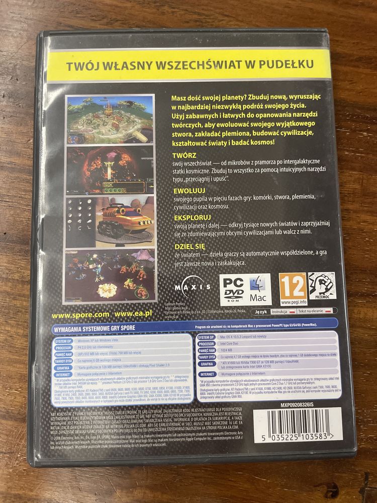 Spore EA classics PC