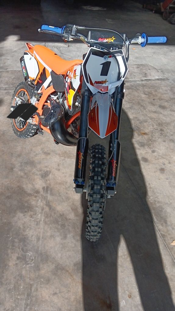 Pit bike replica ktm 2 tempos