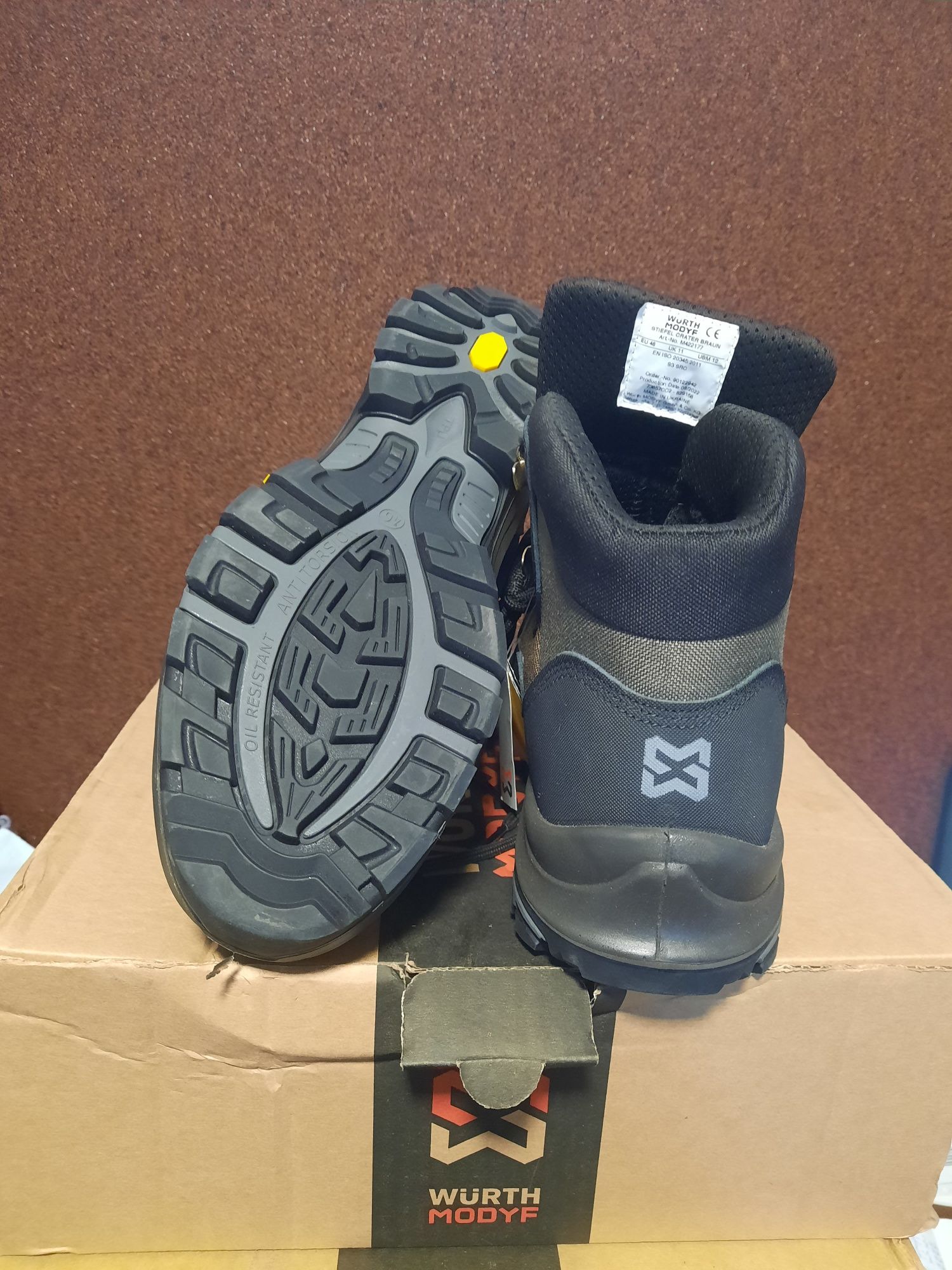 Buty ochronne  Crater S3 Wurth Vibram