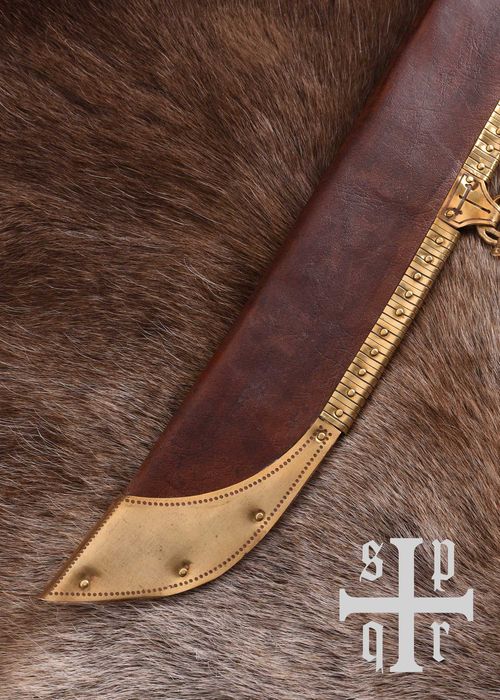 Wikiński saks z ostrzem ze stali damasceńskiej, Birka