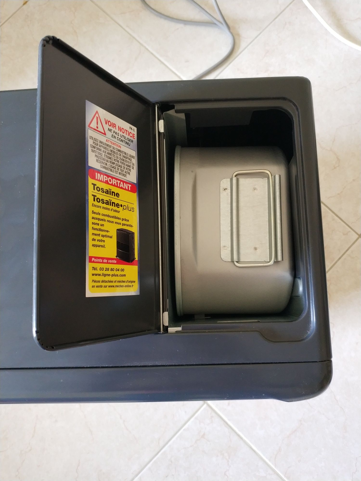 Aquecedor a perafina automático 3000W