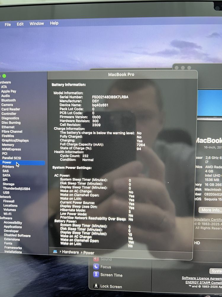 Продам Macbook Pro 16 2019 i7 16gb 512gb Radeon Pro 5300 4gb Video