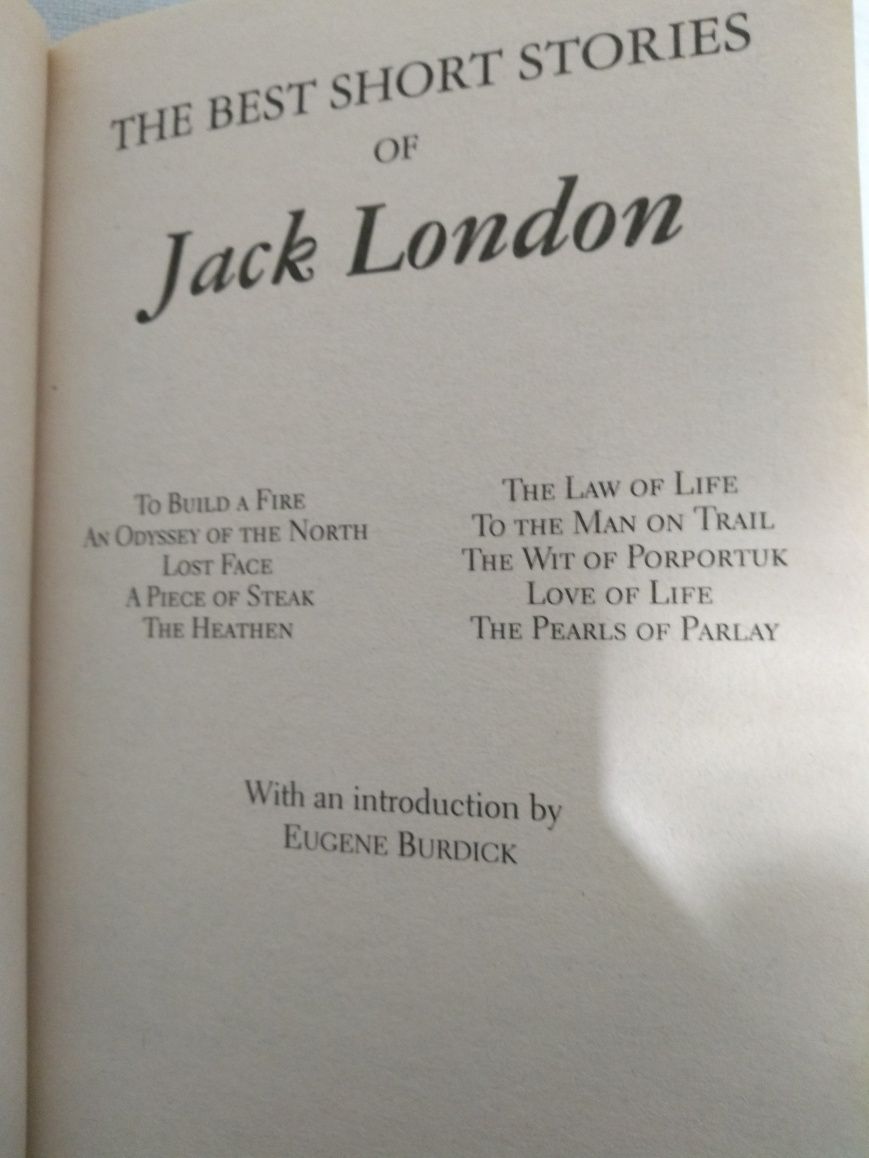 The Best short storiea of Jack London - wydawnictwo Fawcett