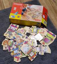 Puzle drewniane alfabet elefun toys