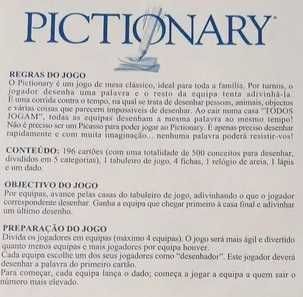 Jogo de Tabuleiro • Pictionary Famosos • 2004