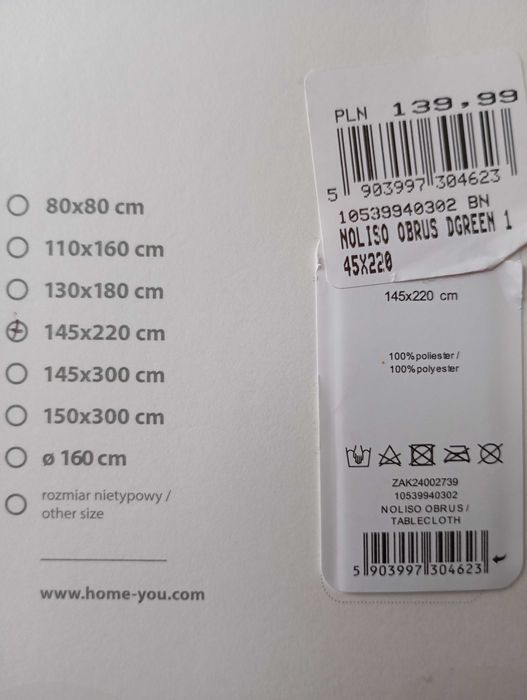 Obrus Home &You 145x220 cm