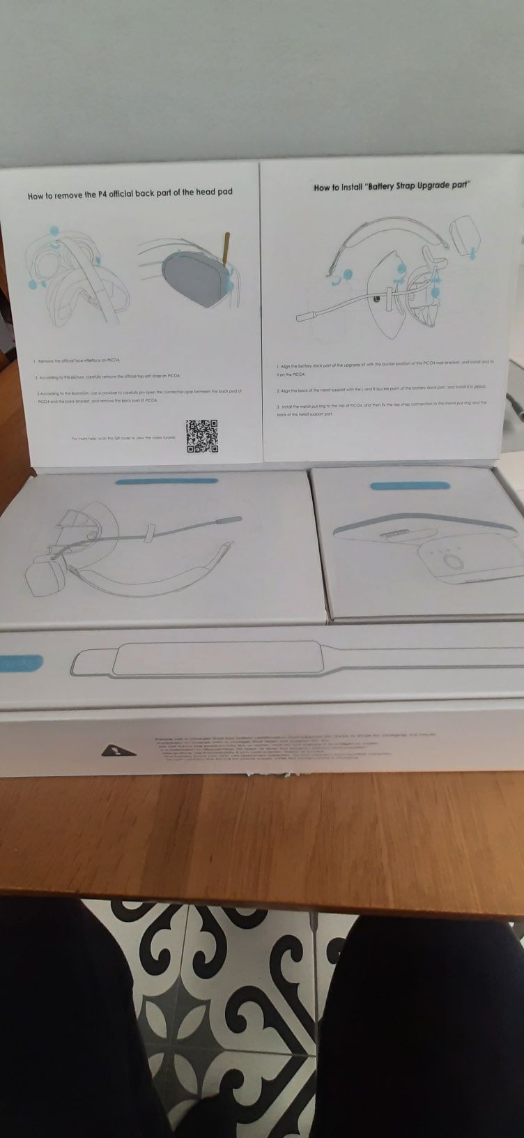 BOBOVR Zestaw 2x akumulator + stacja ładująca BOBOVR do Pico4 BOBOVRP4