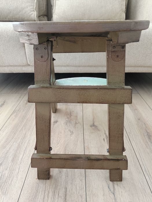 Taboret w stylu Shabby Chic