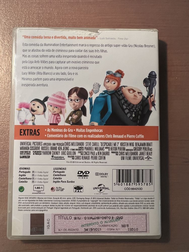 DVD -O Gru,o Maldisposto