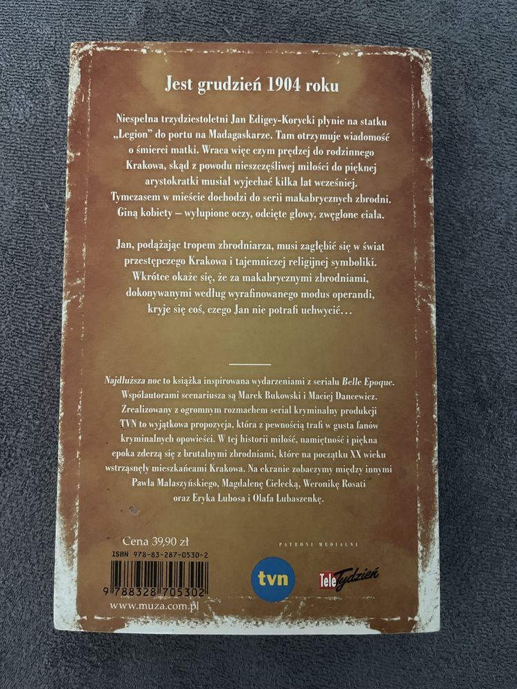 Książka Najdłuższa Noc Marek Bukowski
