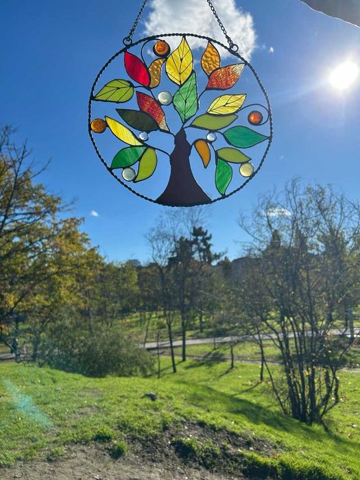 Витражное интерьерное украшение