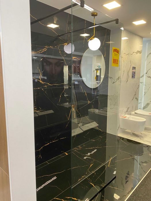 Kabina SanSwiss Easy Walk-In ścianka prysznicowa 90 cm