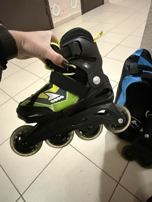 Продам дитячі ролики Rollerblade, шолом, захист, сумку Micro