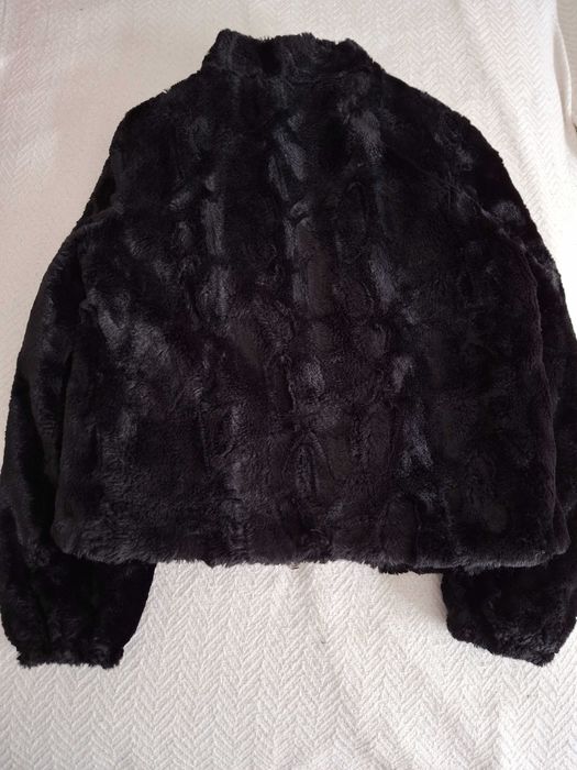 Kurtka - sztuczne futerko