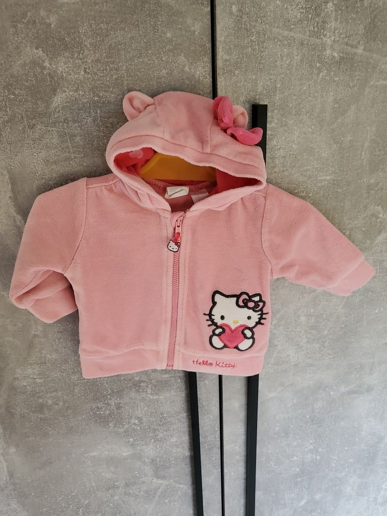 Bluza z kapturem Hello Kitti rozmiar 62 z H&M