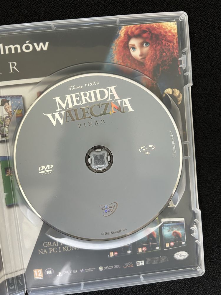 Merida Waleczna, Disney Pixar, płyta DVD