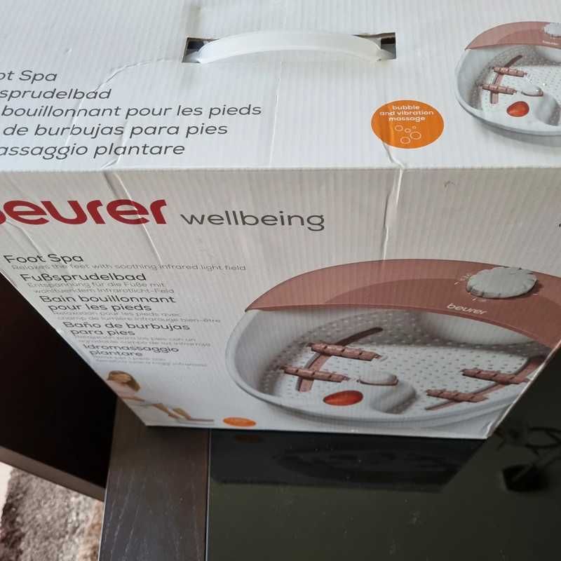 Beurer wellbeing foot spa