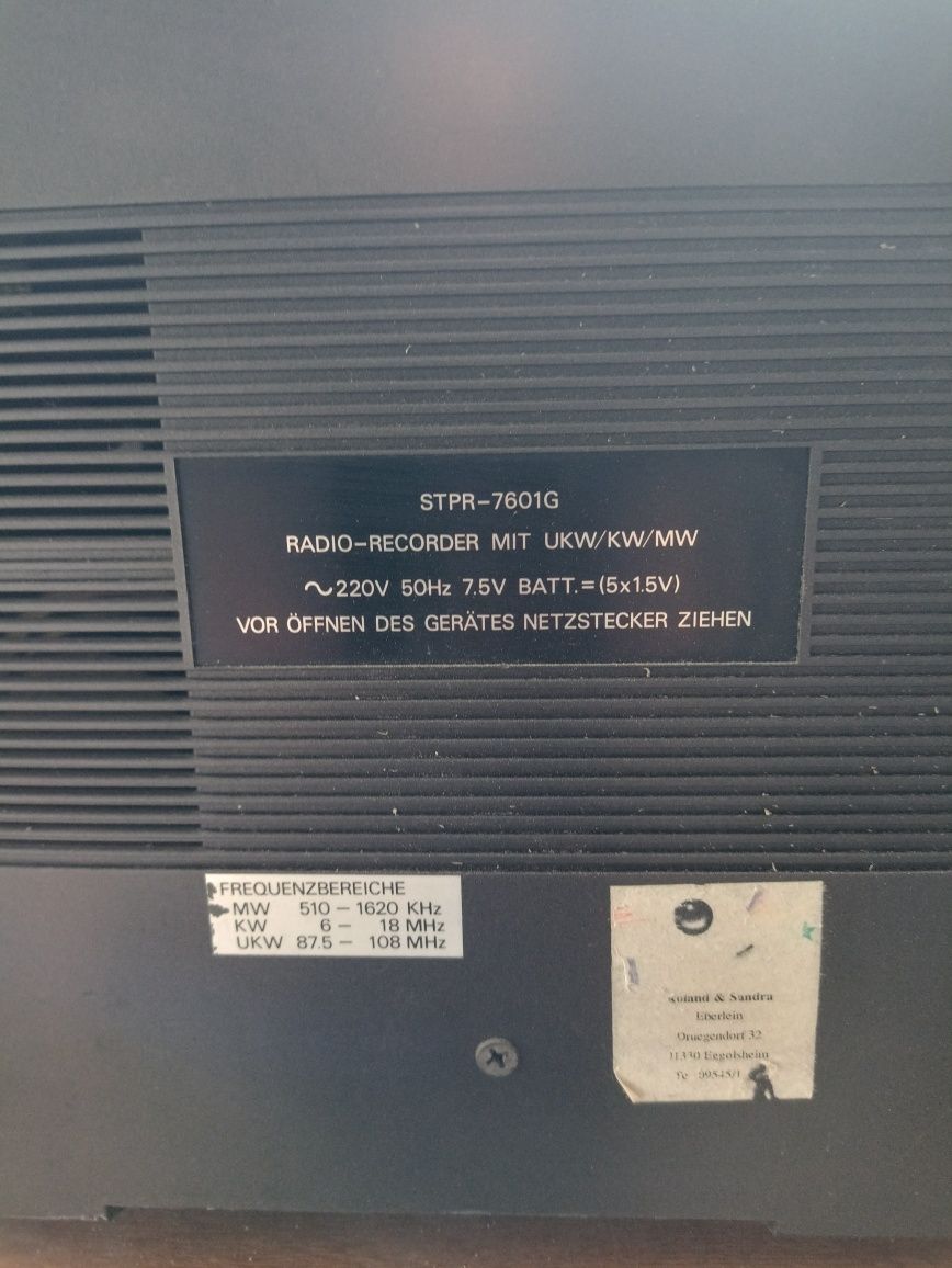 Boombox mocny na budowę
