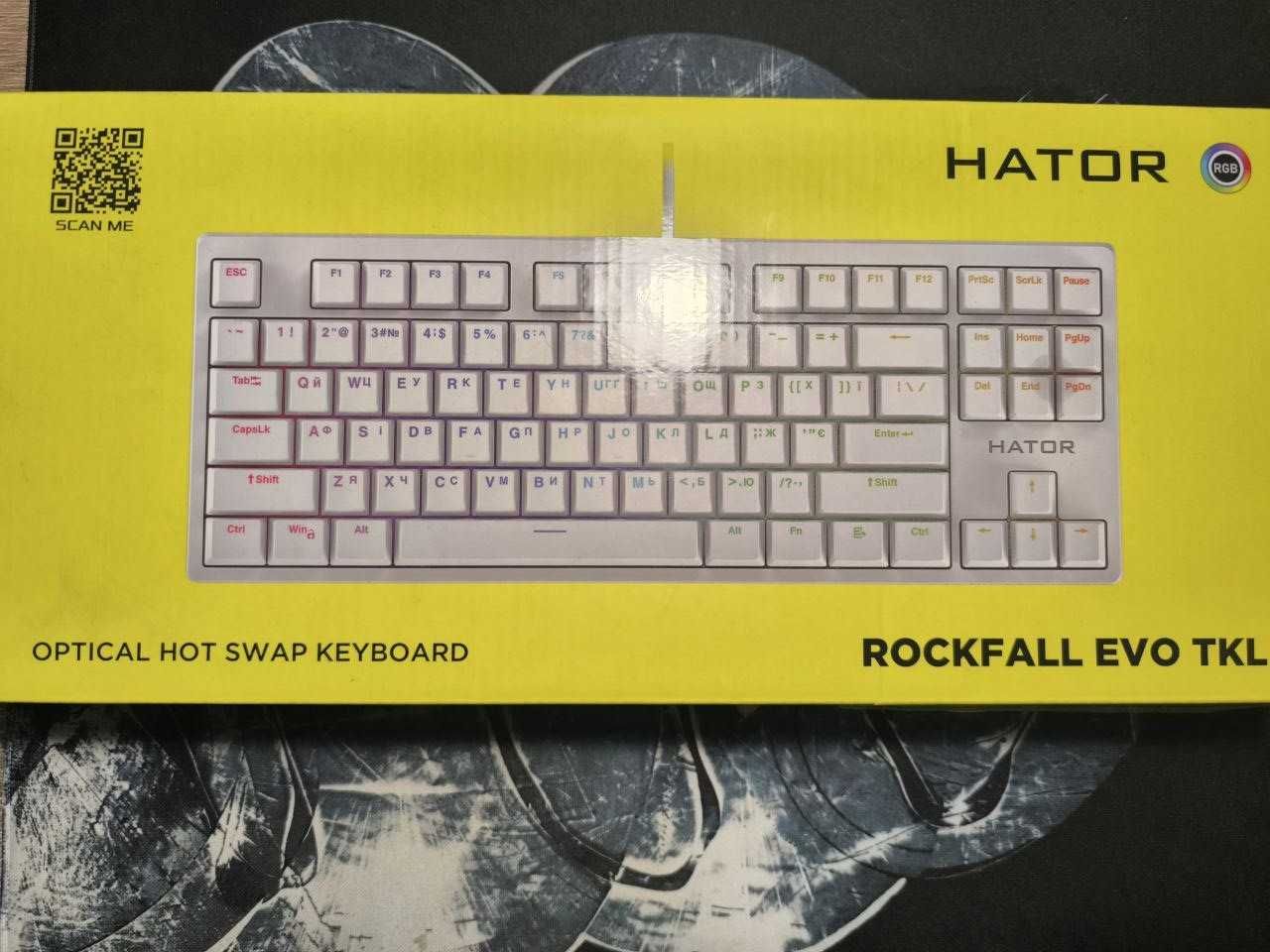 Hator Rockfall EVO TKL (HTK-631) White