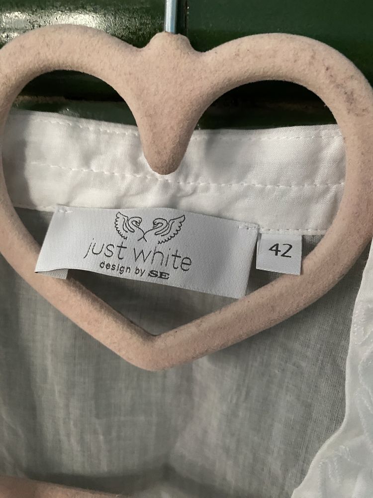 Туника  50 ХЛ JUST WHITE 100% хлопок новая