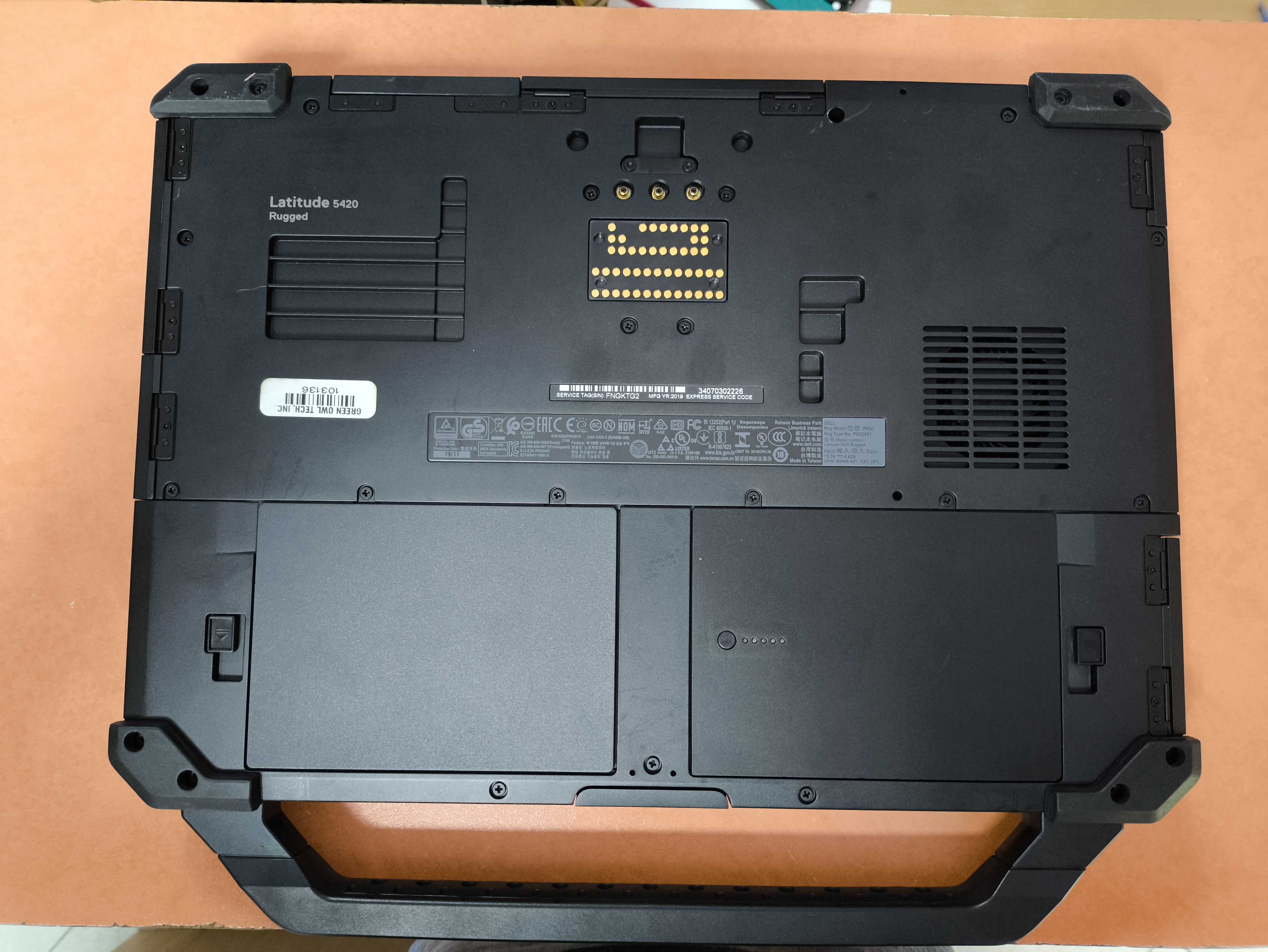 Защищенный сенсорный ноутбук Dell Rugged 5420 i5-8350U 16/256Gb