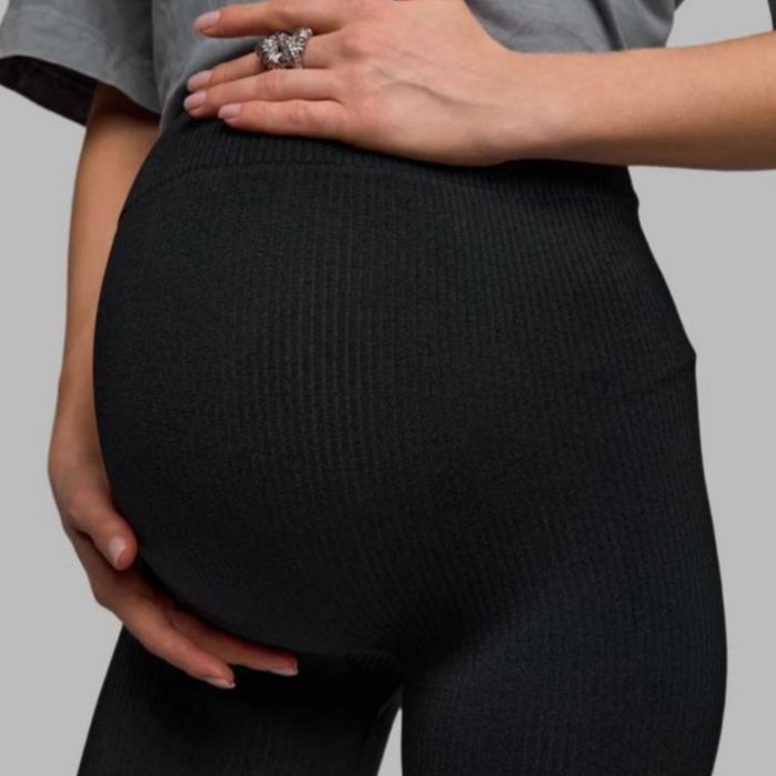 Лосіни рубчик на хутрі для вагітних