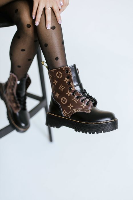 Черевики зимові жіночі Dr.Martens Jadon Luis Vuitton | (23.5; 24.0)