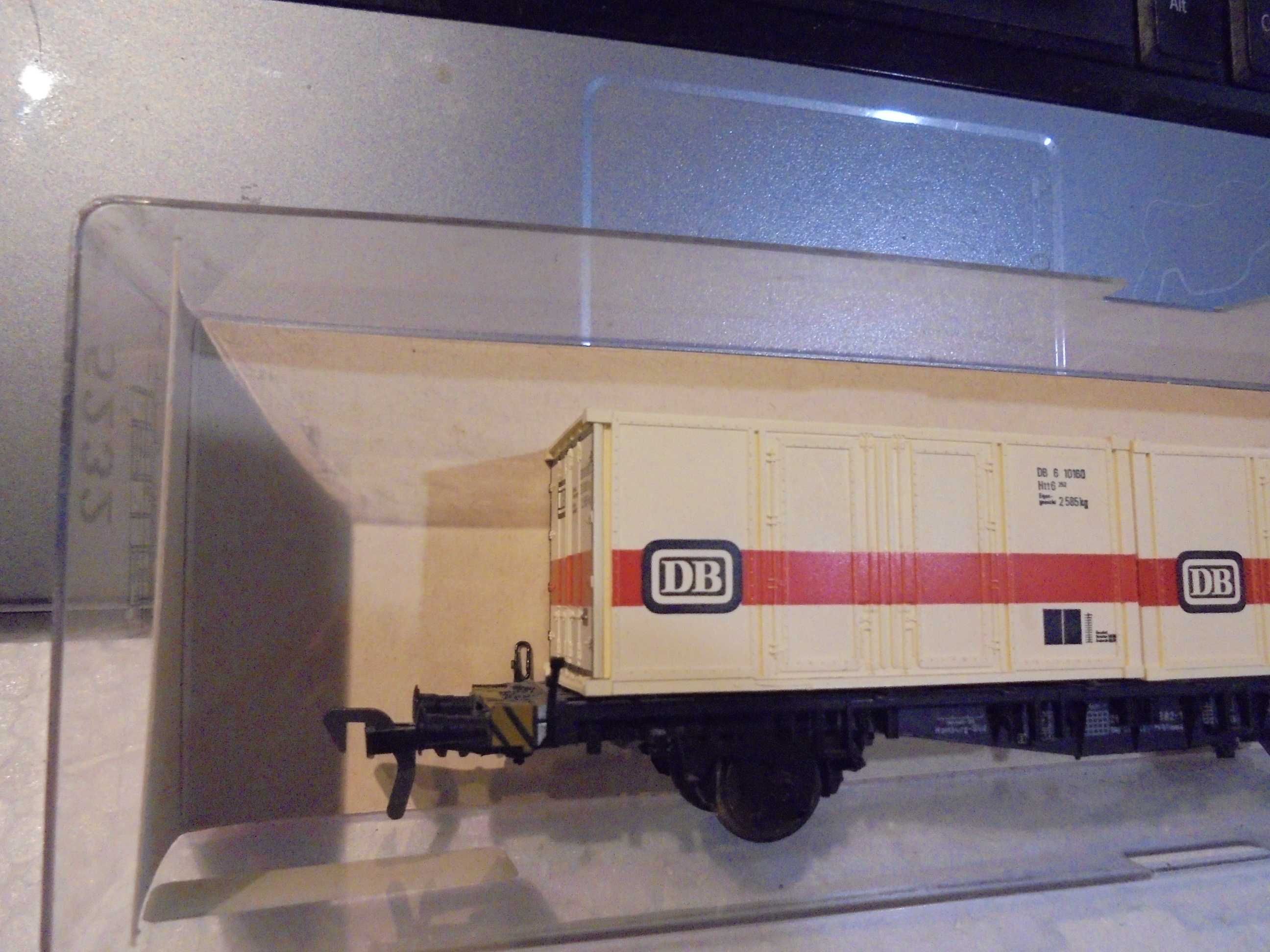 Fleischmann wagon kontenerowy H0 1:87 germ.,kolejka,makieta