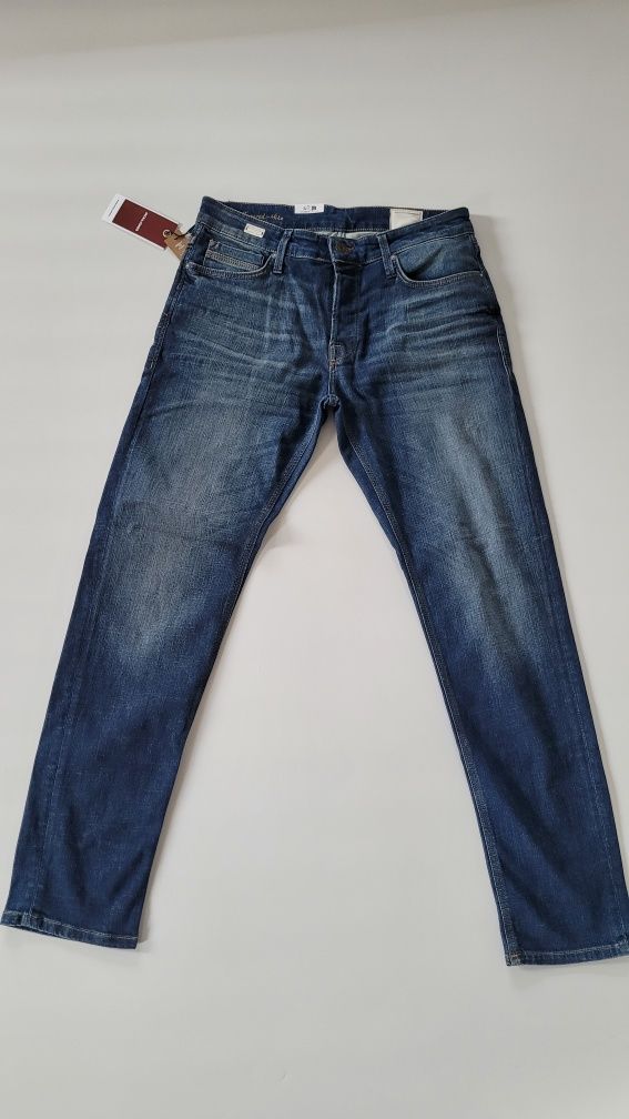 Spodnie jeansowe męskie slim granatowe Jack&Jones W33/L34