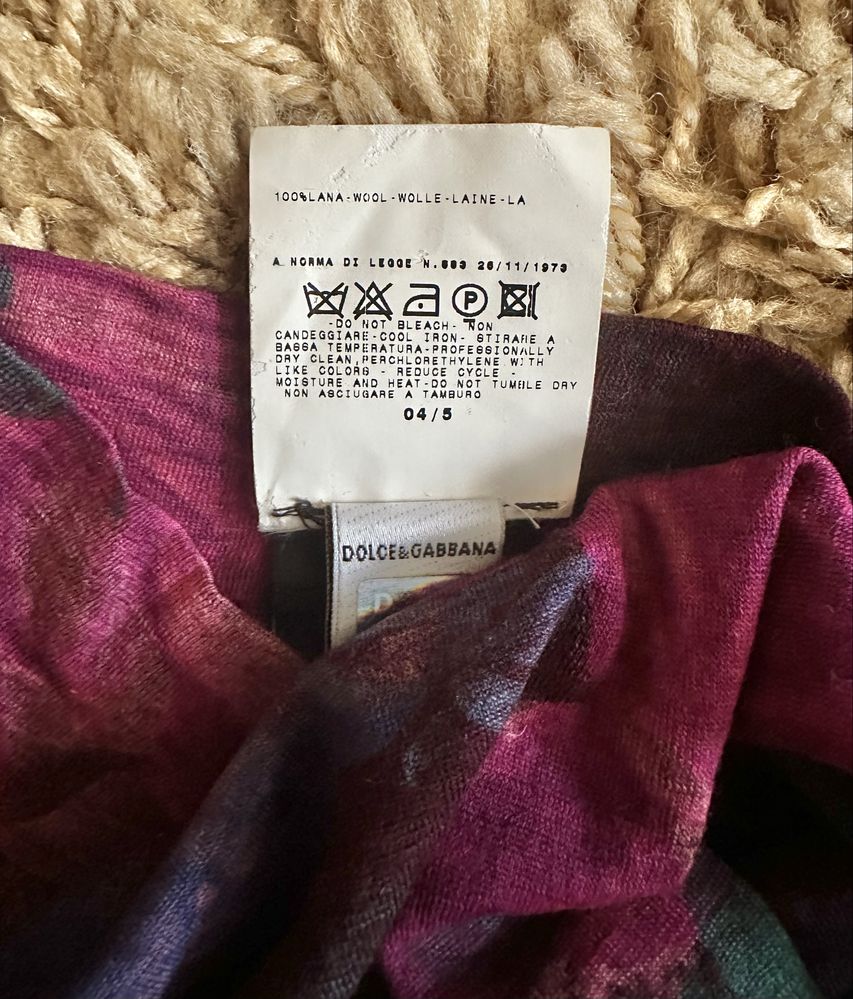 Top Dolce&Gabbana оригінал 100% вовна