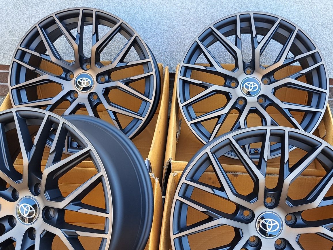 Alufelgi TOYOTA 18 5x114 Auris Corolla Avensis Verso INNE! CNC RS4 BE