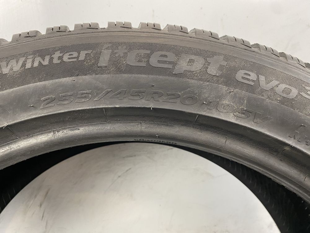 4x 255/45/20 Hankook Winter I*Ceept evo3 / 2021r 6,5mm / GWARANCJA