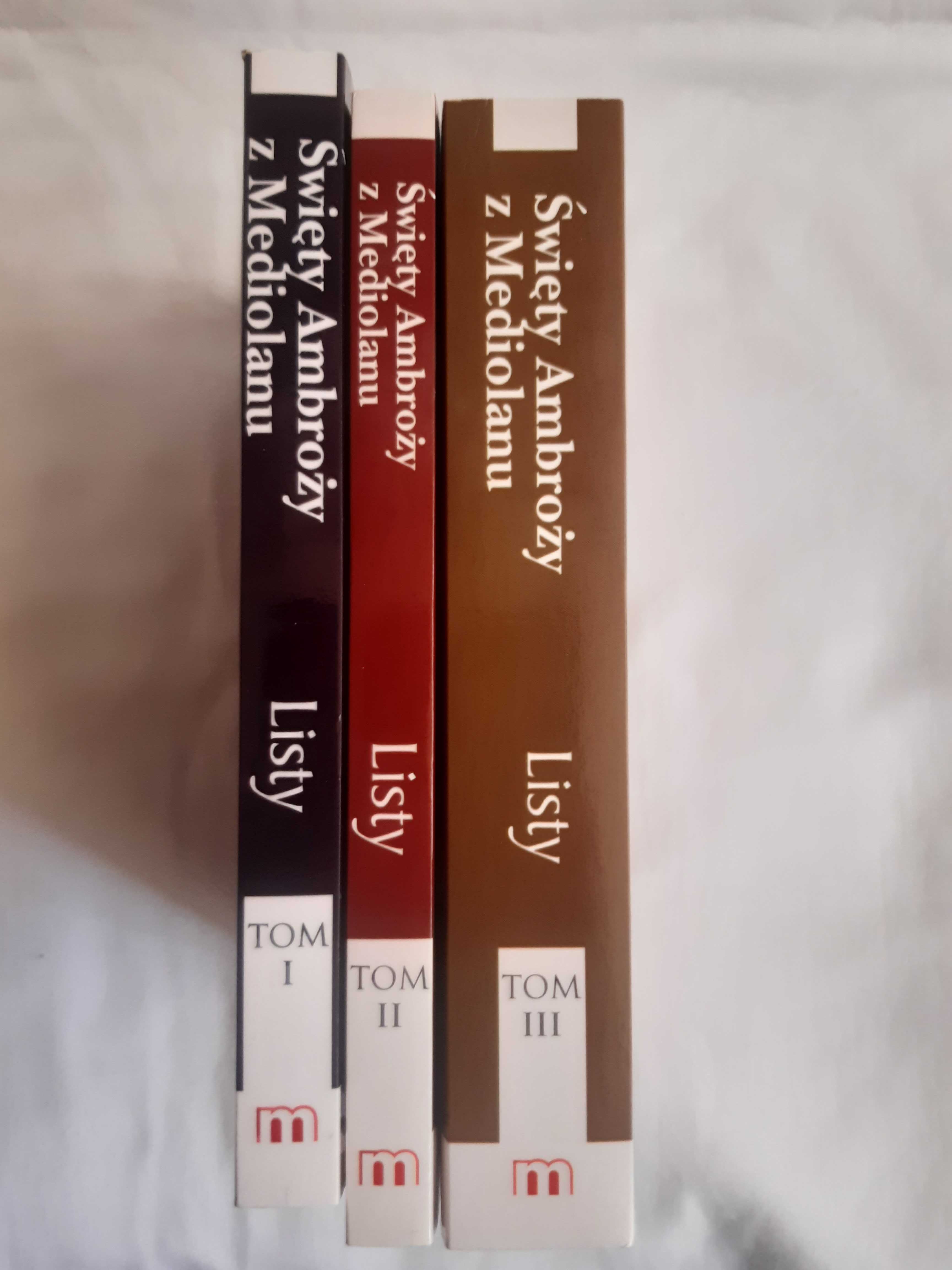 Święty Ambroży z Mediolanu - Listy tom 1-3 - komplet