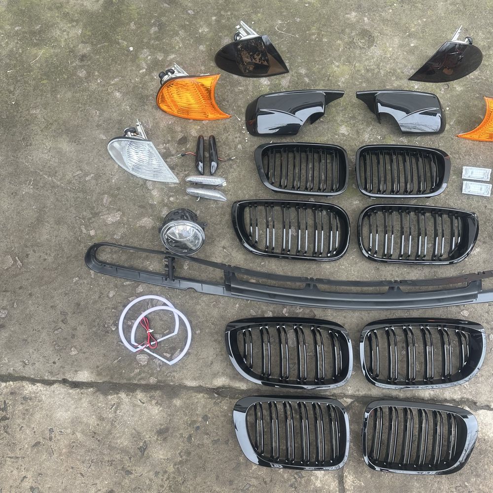 Решотка бампера bmw e46 решітка туманки ноздри bmw E46 BMW