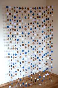 Girlanda eko papier kraftowy dekoracja ścianka łańcuch 3 metry