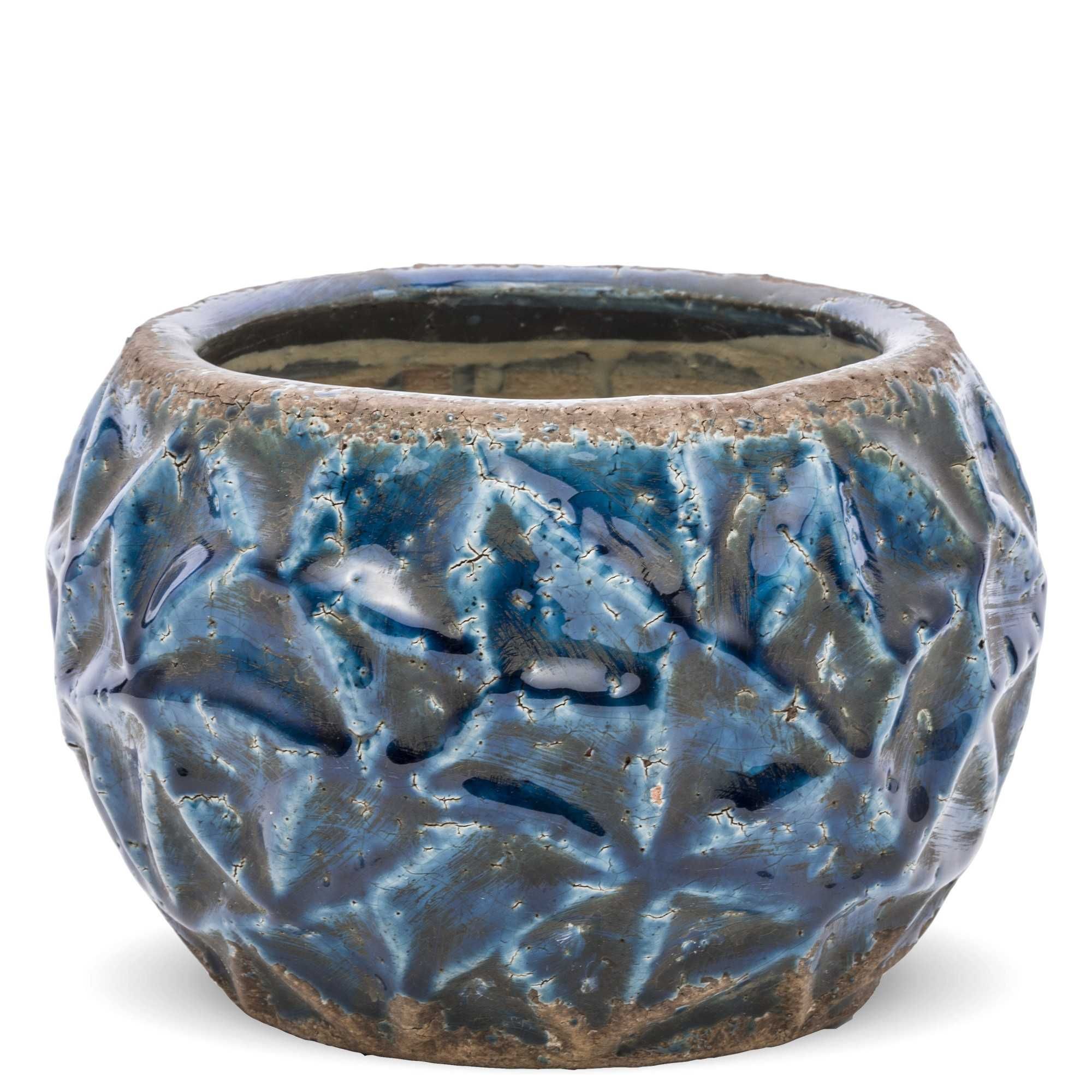 Donica osłonka ceramiczna Ø 17x12,5 cm GRANAT 127991