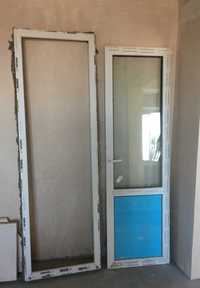 Металопластикові двері з рамою