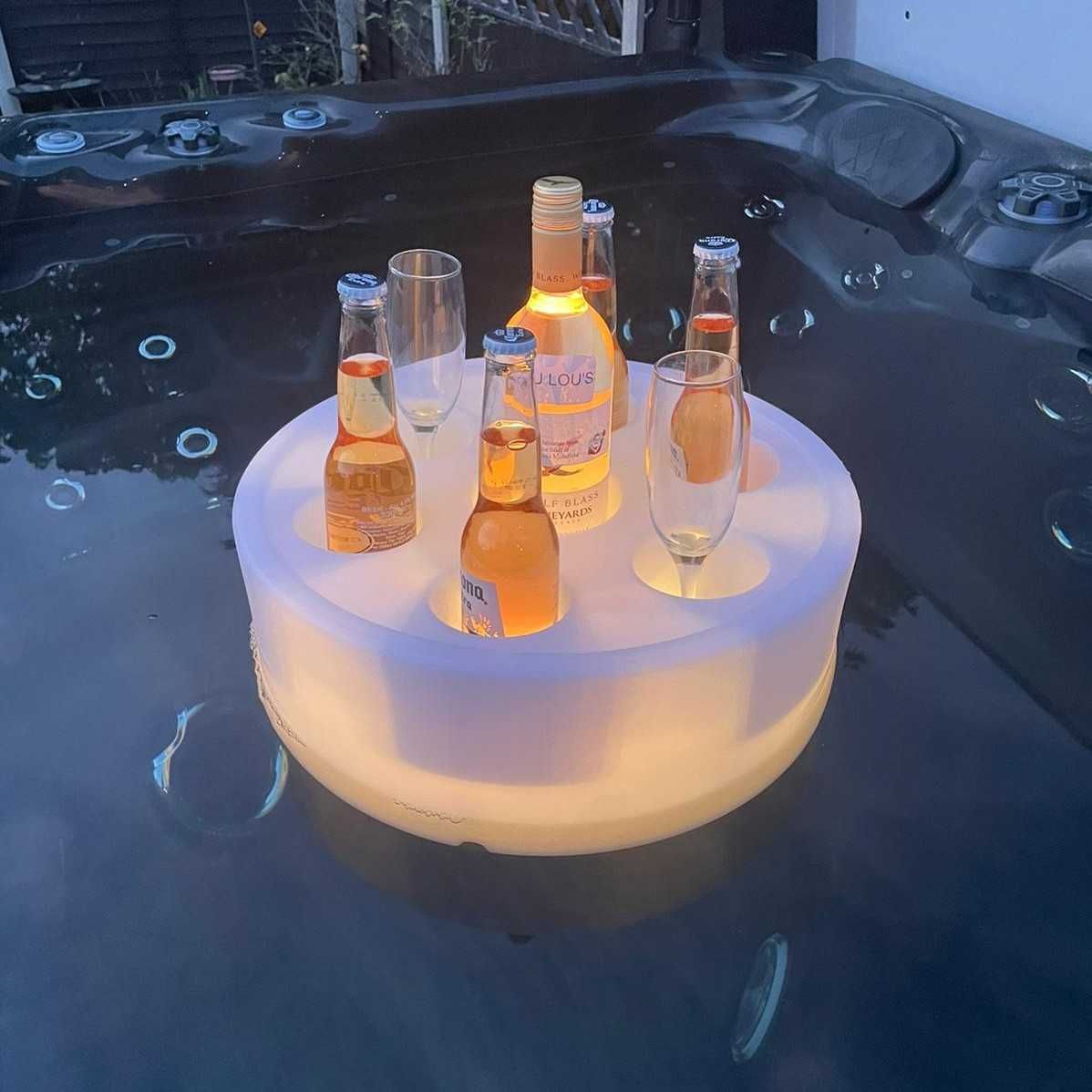 Pływający Podświetlany Barek Do Jacuzzi, Basenu!