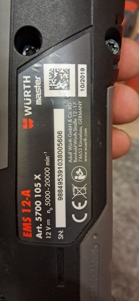 WURTH EMS 12-A Мультитул,BOSCH GAL 12v-40,bosch gba 12v 2.0ah,з ЄС