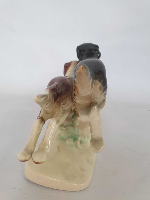 figurka psy gończe porcelanowa mysliwskie