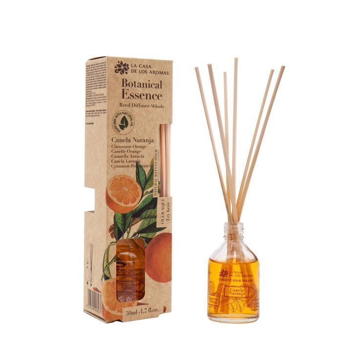 Patyczki Zapachowe Cynamon i Pomarańcza Botanical Essence 50ml