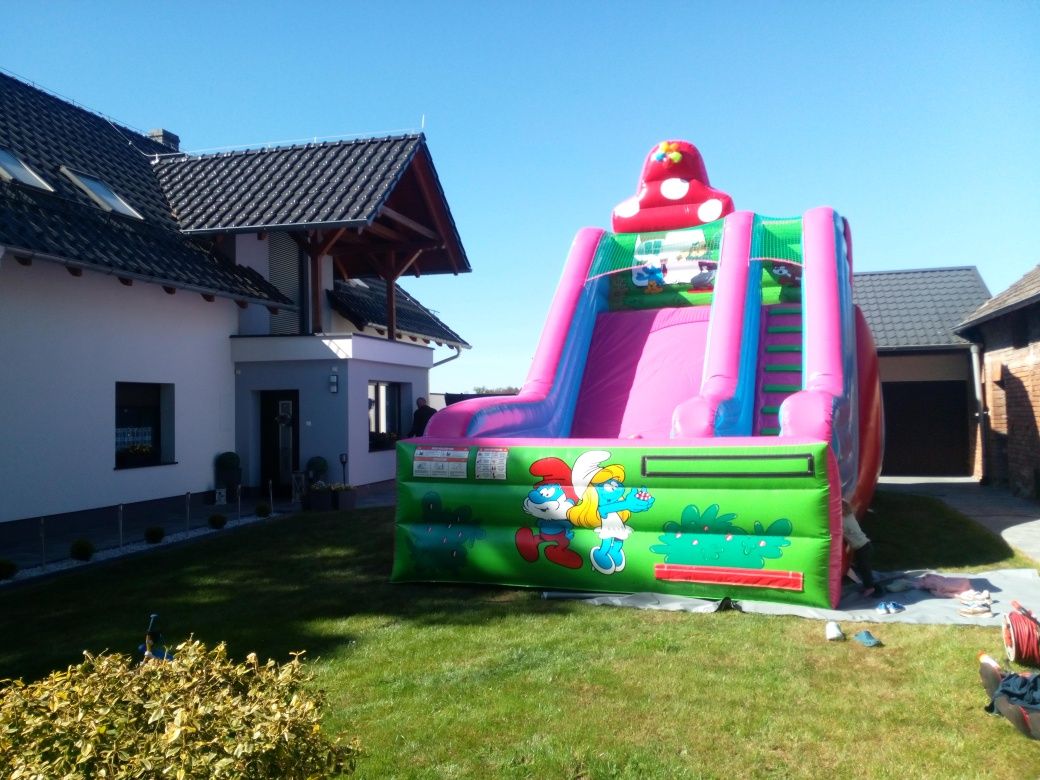 zjeżdżalnia dmuchana , dmuchance miekka gorka plac zabaw ,fes