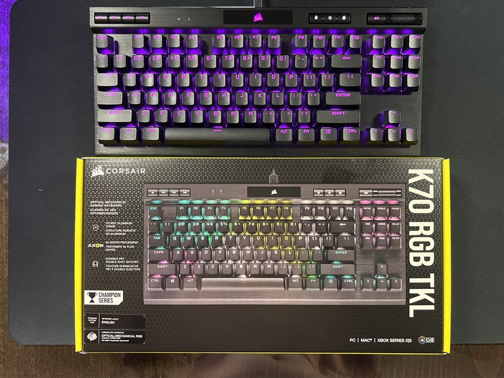 Klawiatura mechaniczna / Corsair K70 TKL OPX