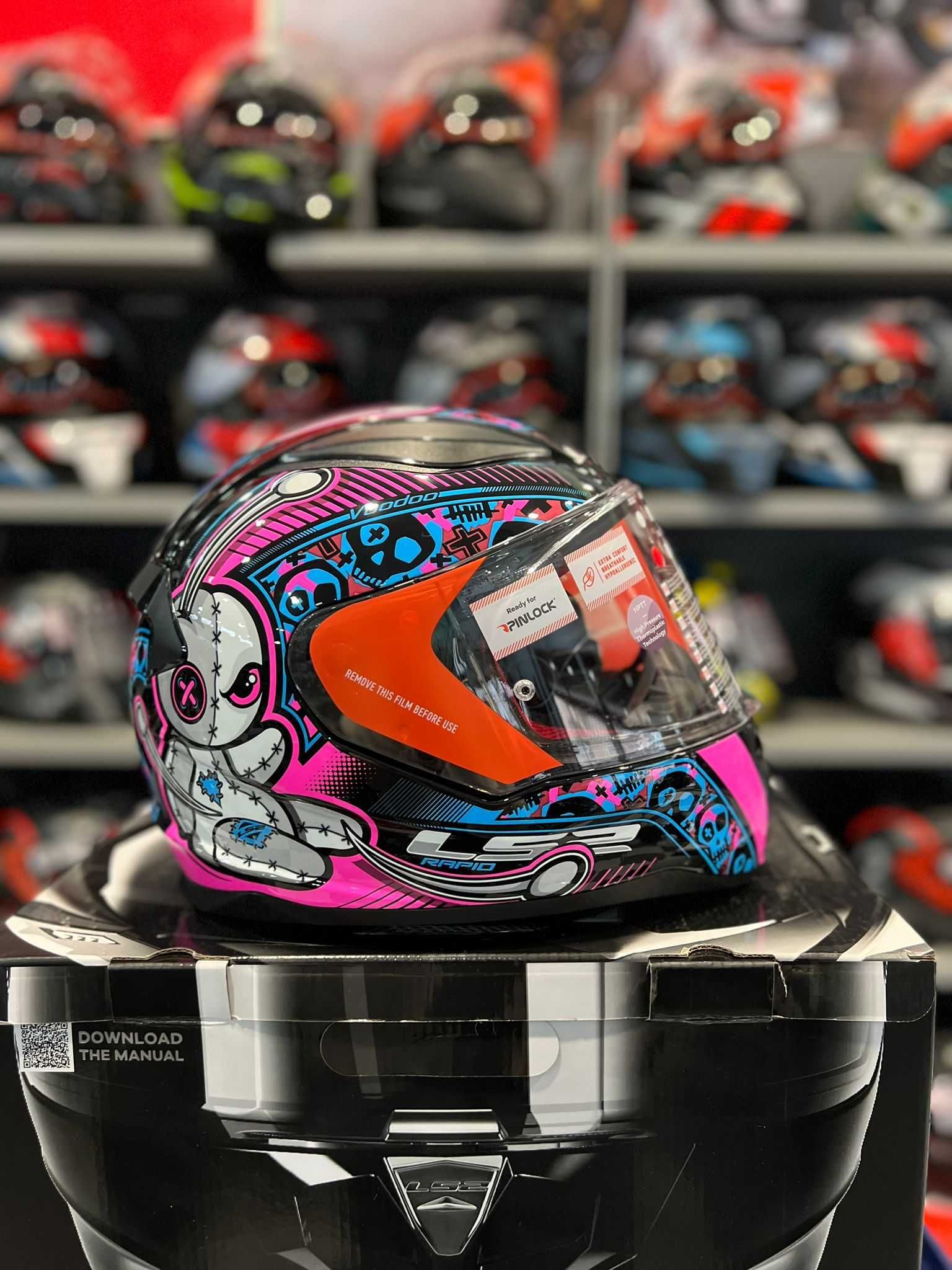 Capacete criança integral LS2 FF812 novo