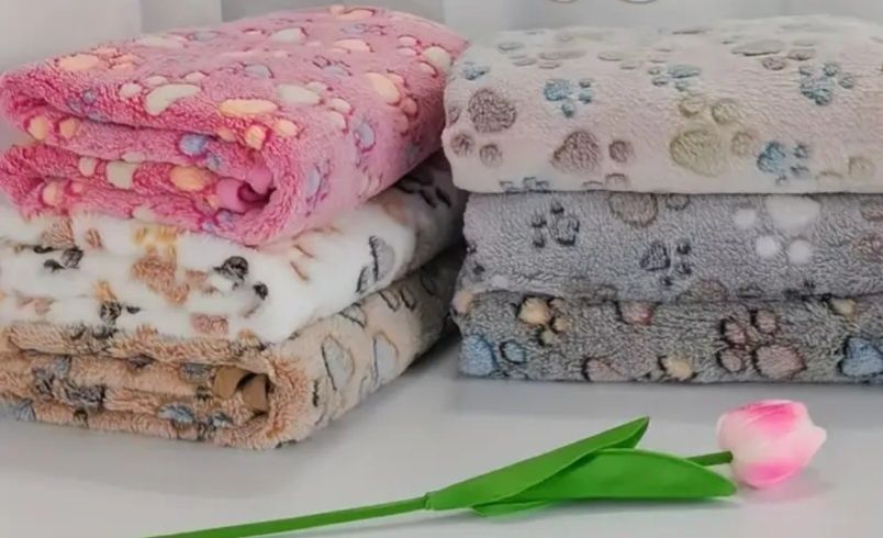 Плед флисовый для собак, котов