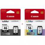 Картридж для Canon PIXMA E404 Canon 46+56 Black/Color Set46
