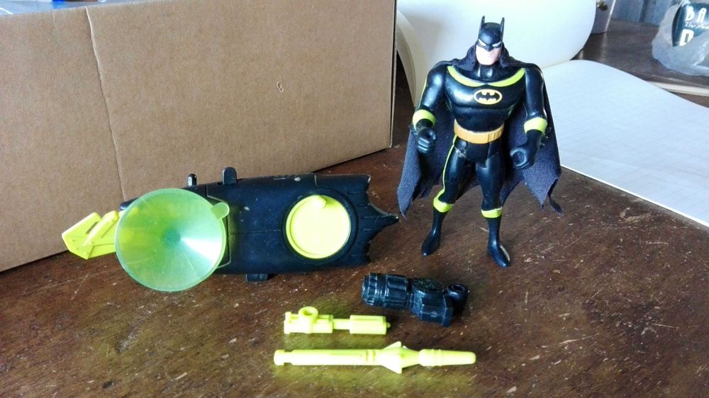 Batman action figure e veiculo anos 90